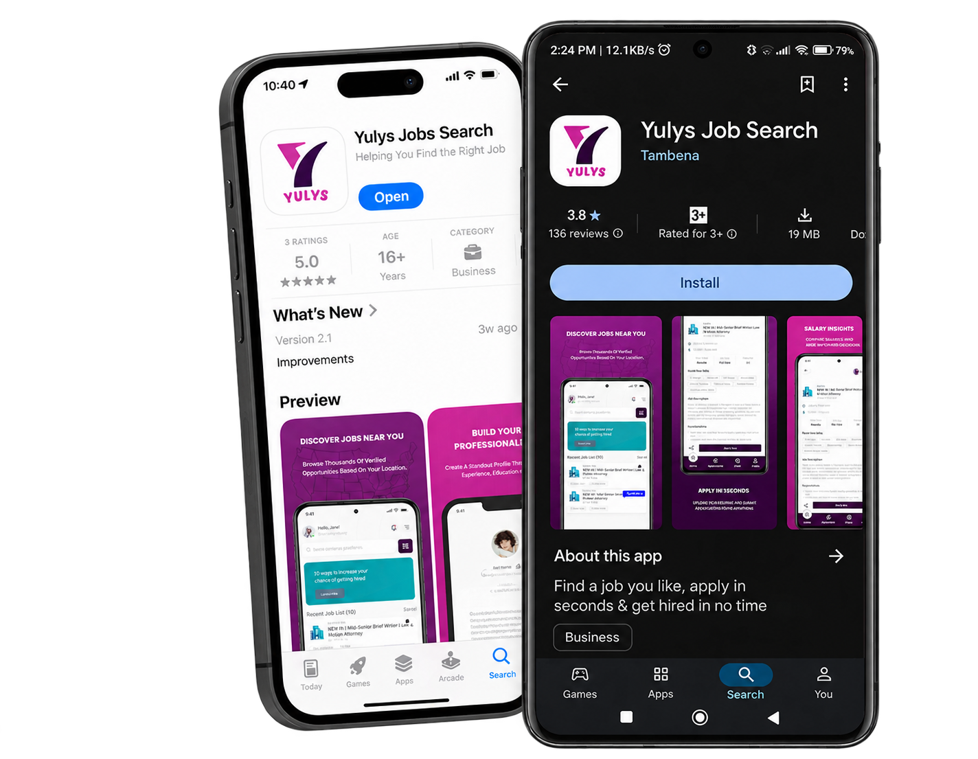 yulys mobile Apps